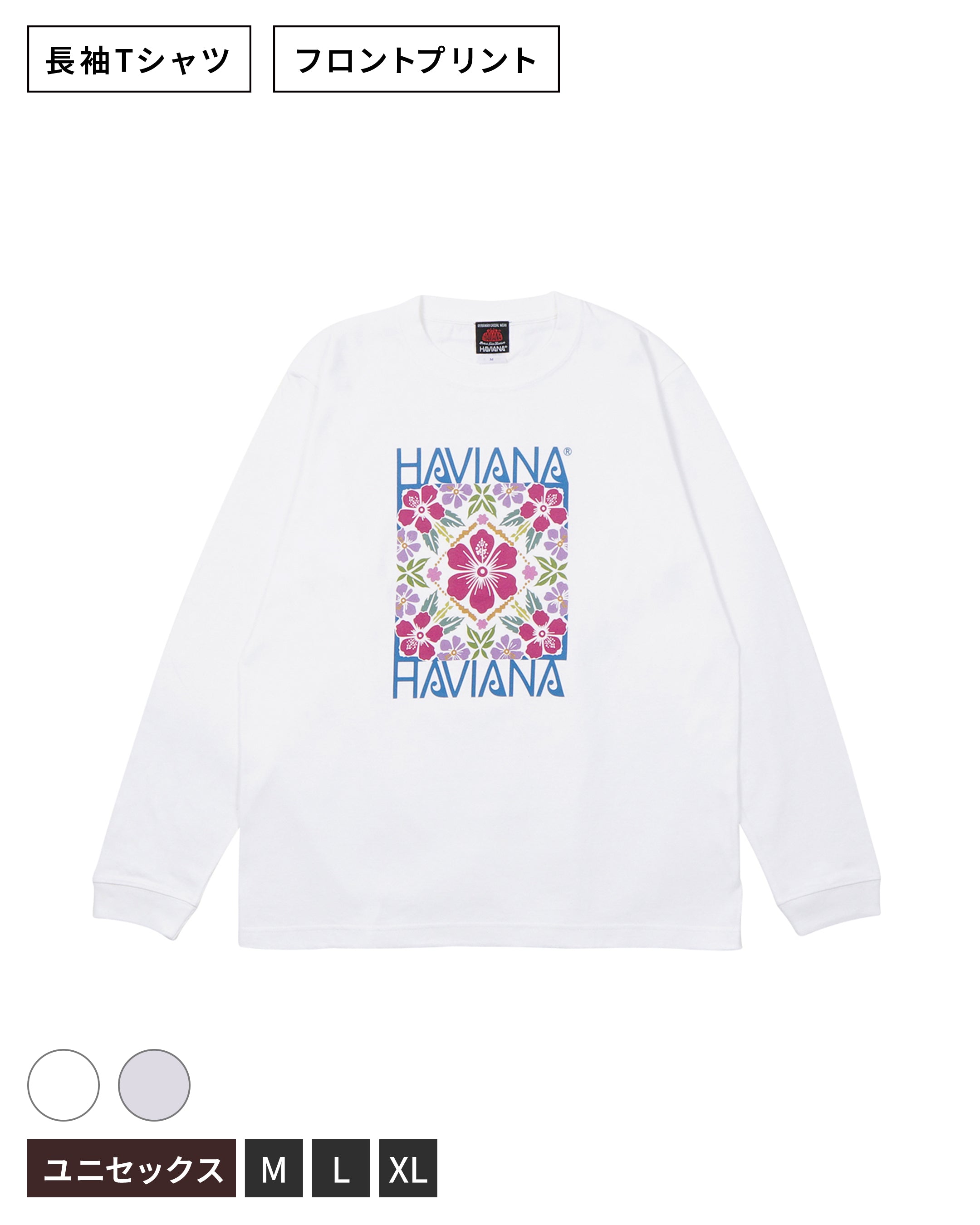 KALEID FLOWER Akabana<br>Long T-shirt