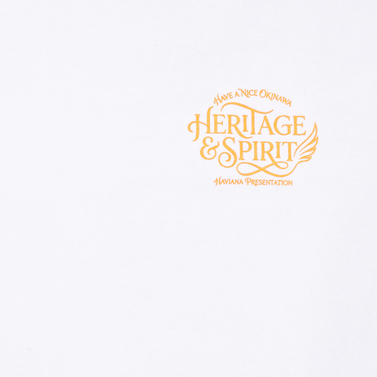 鳳凰SPRIT Tシャツ|HAVIANA 沖縄 グラフィックTシャツ white デザイン