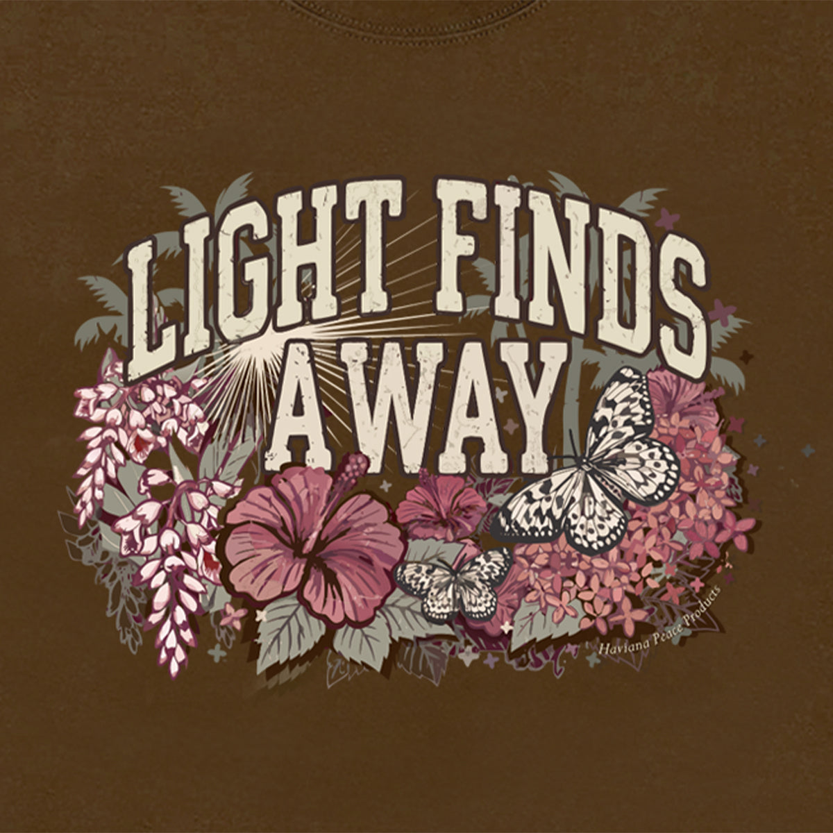 HAVIANA PEACE PRODUCTSシリーズ<br>LIGHT & BUTTERFLY_HPP T-shirt<br>(受注生産:10月下旬より順次発送予定)