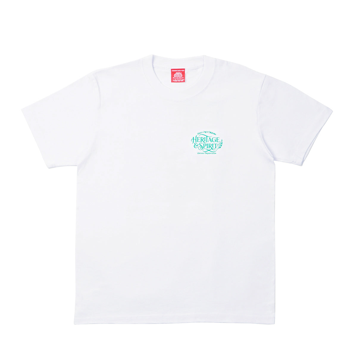 鳳凰SPRIT Tシャツ｜HAVIANA 沖縄 グラフィックTシャツ white 前面