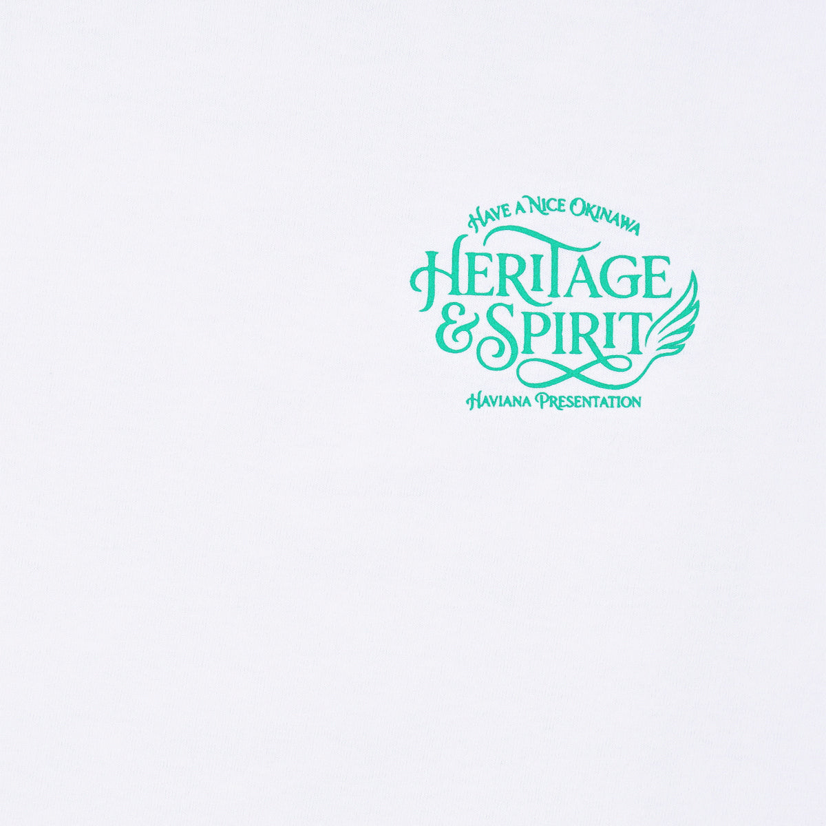 鳳凰SPRIT Tシャツ｜HAVIANA 沖縄 グラフィックTシャツ white デザイン