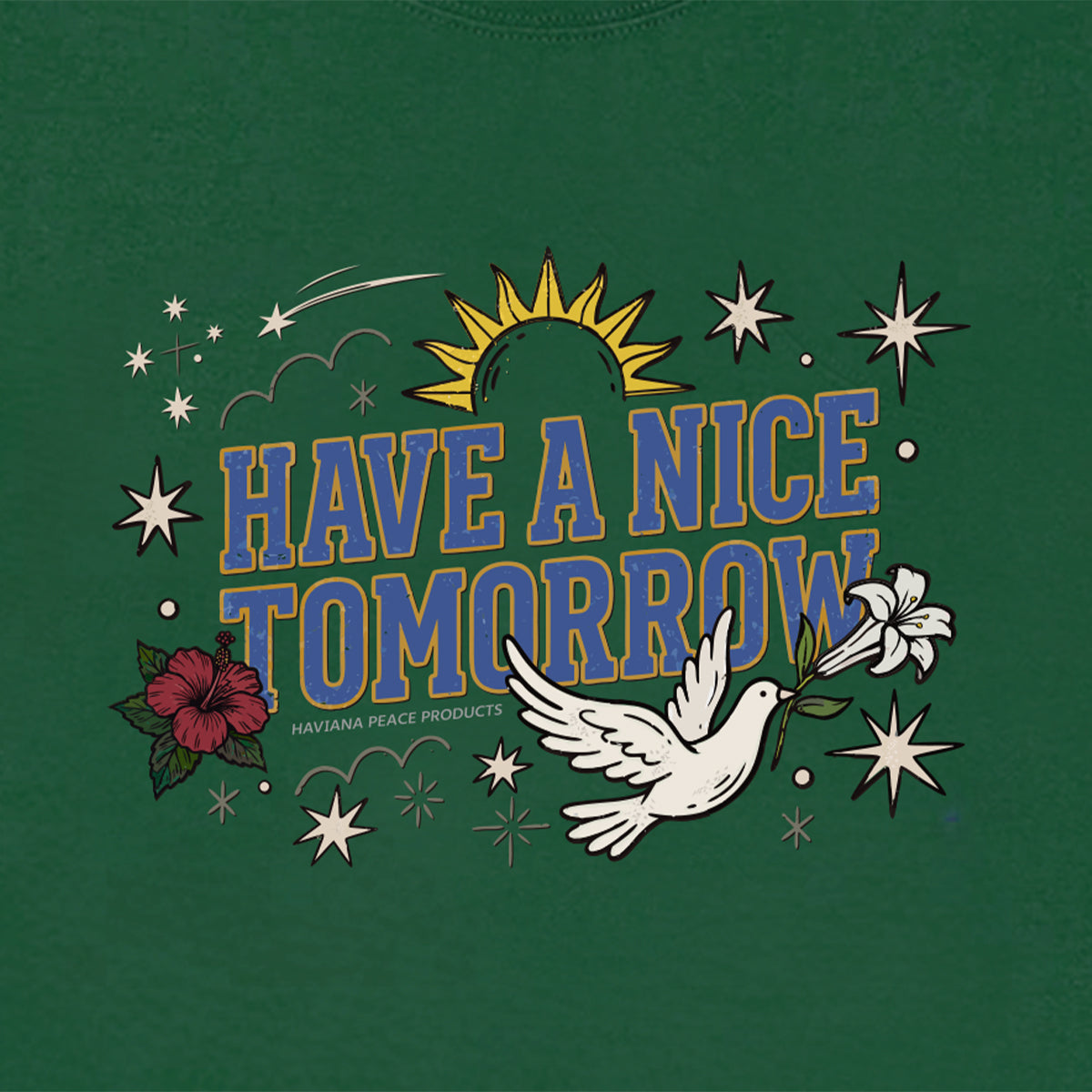 HAVIANA PEACE PRODUCTSシリーズ<br>STAR WING LILY _HPP T-shirt<br>(受注生産：10月下旬より順次発送予定)